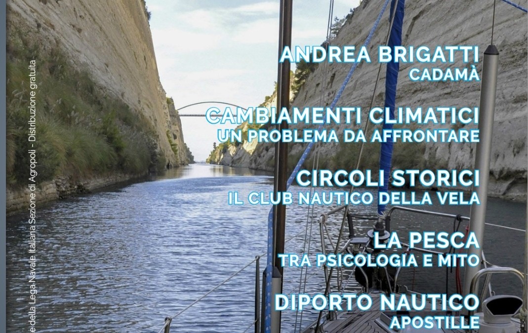 Copertina rivista Acqua Marina con articolo su Cadamà