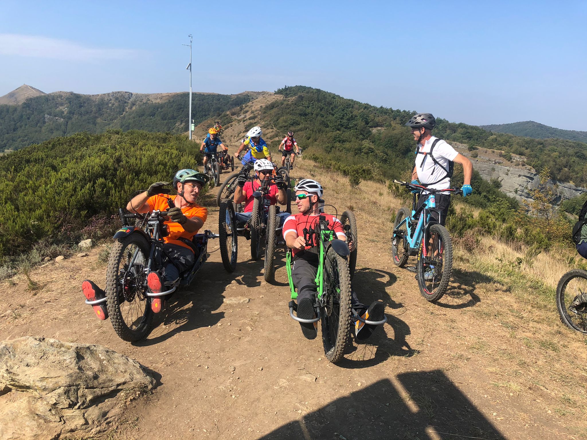Hand-Mountainbike ride around Valle Scrivia